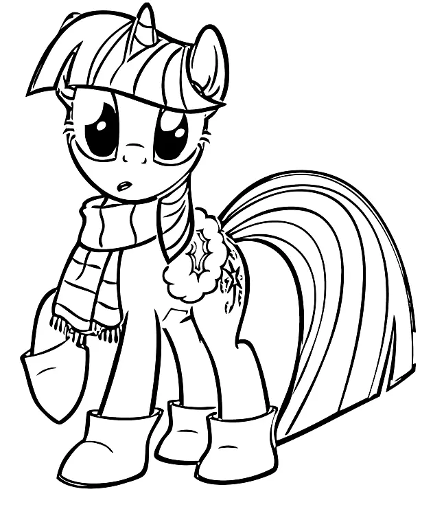Ausmalbilder Twilight Sparkle 39