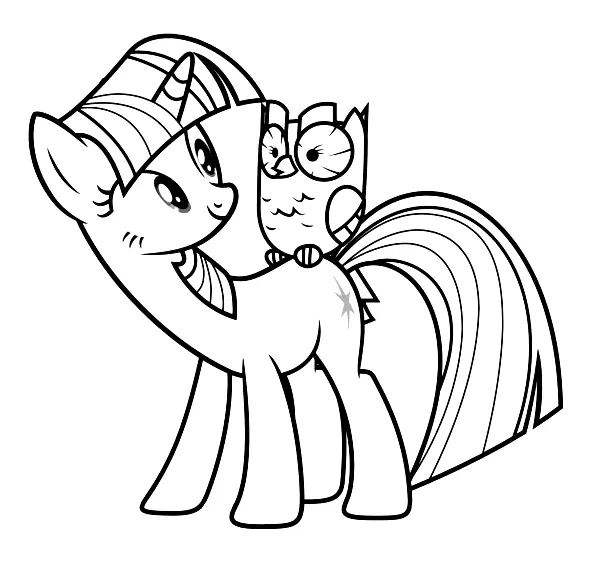 Ausmalbilder Twilight Sparkle 41