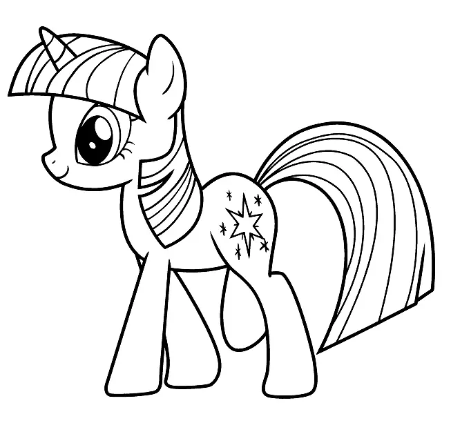 Ausmalbilder Twilight Sparkle 42