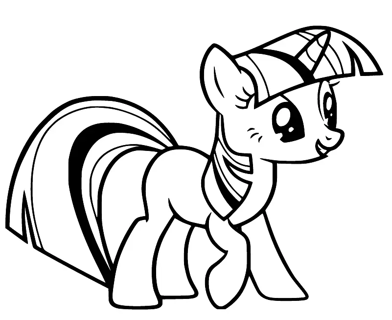 Twilight Sparkle Para Colorear