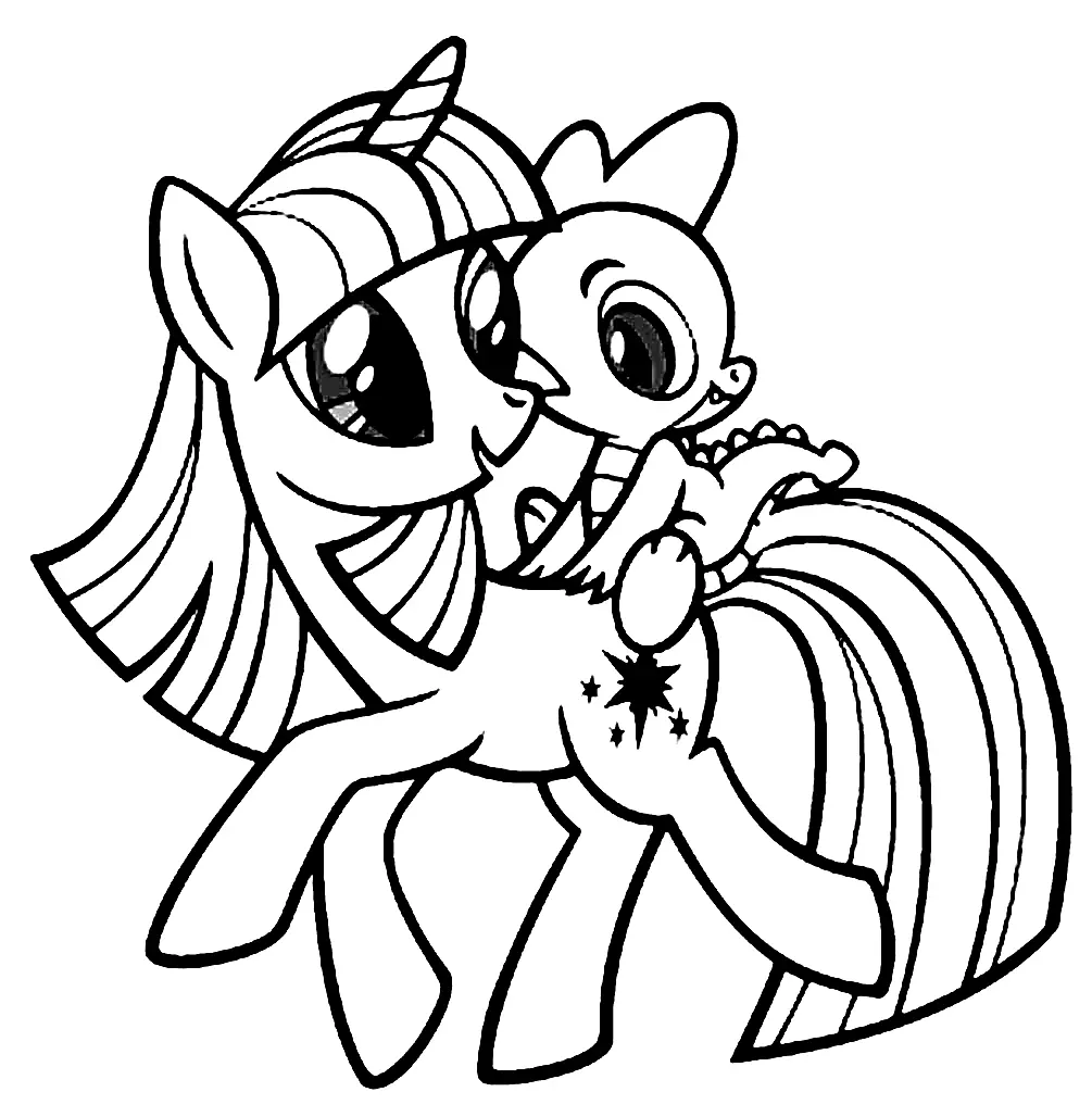 Ausmalbilder Twilight Sparkle 5