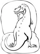 Tyrannosaurus Para Colorear