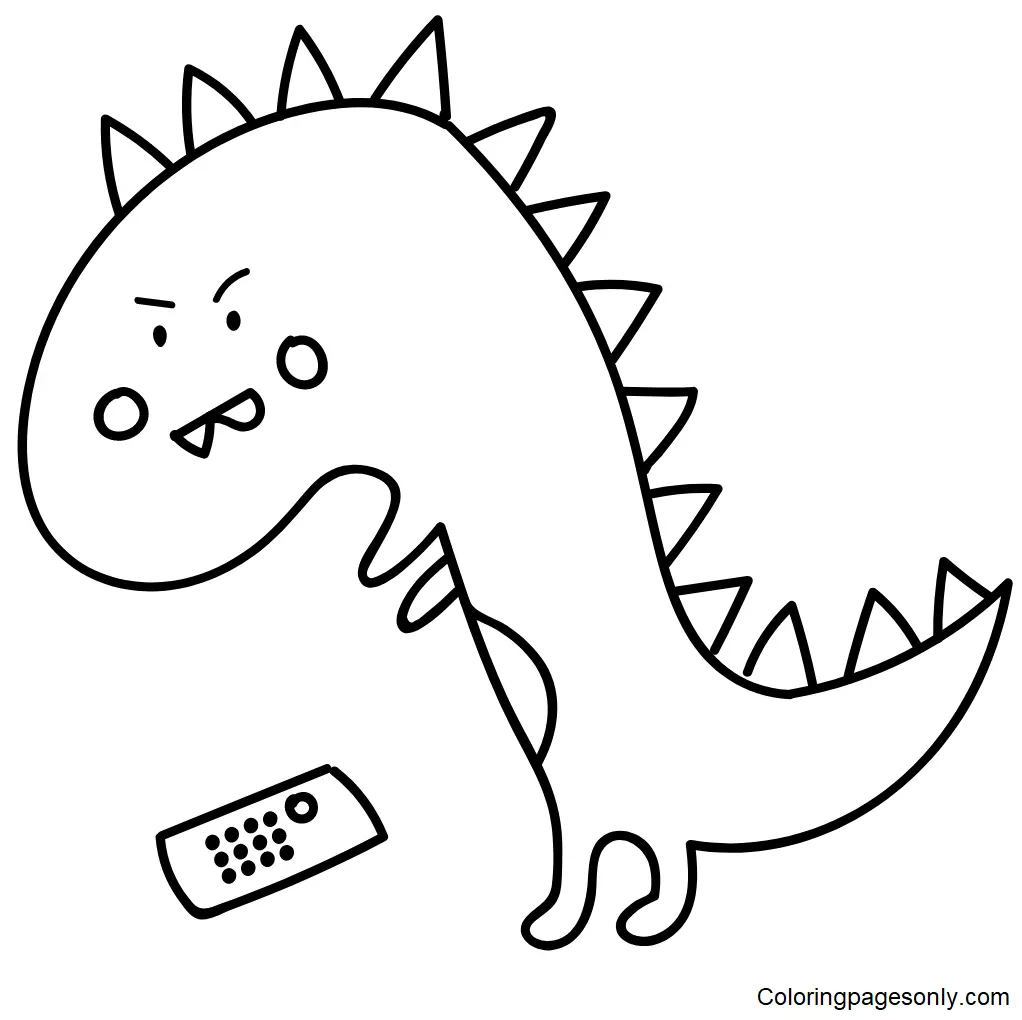 Tyrannosaurus Rex Para Colorear 18