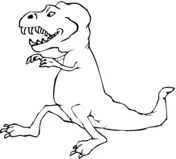 Tyrannosaurus Rex Para Colorear 23
