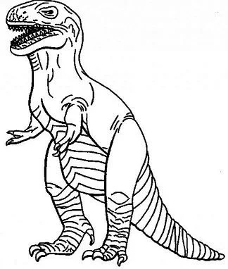 Tyrannosaurus Rex Para Colorear