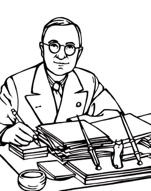 U S Presidents Coloring Pages 1