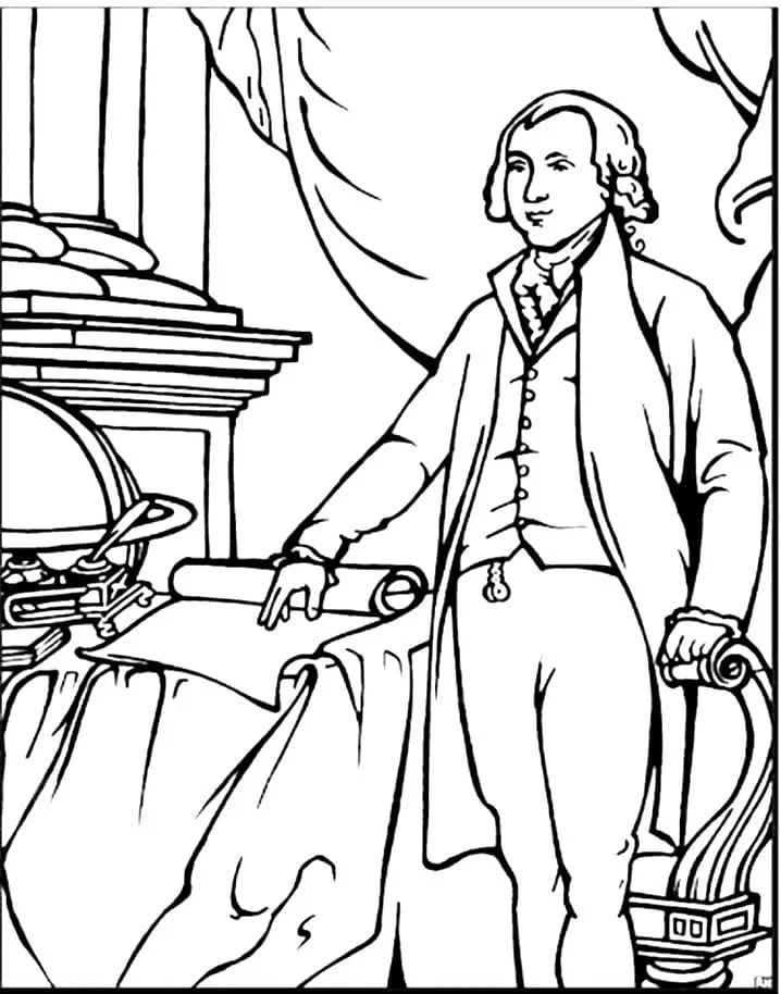 U S Presidents Coloring Pages 16