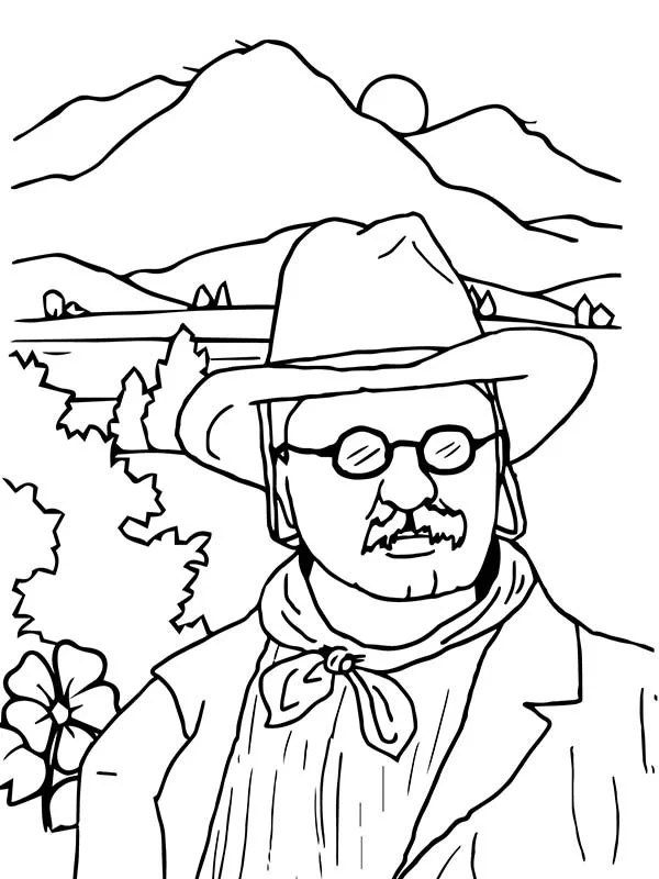 U S Presidents Coloring Pages 24