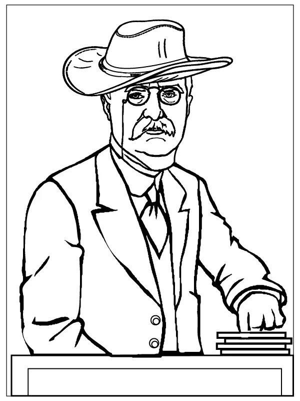 U S Presidents Coloring Pages 8