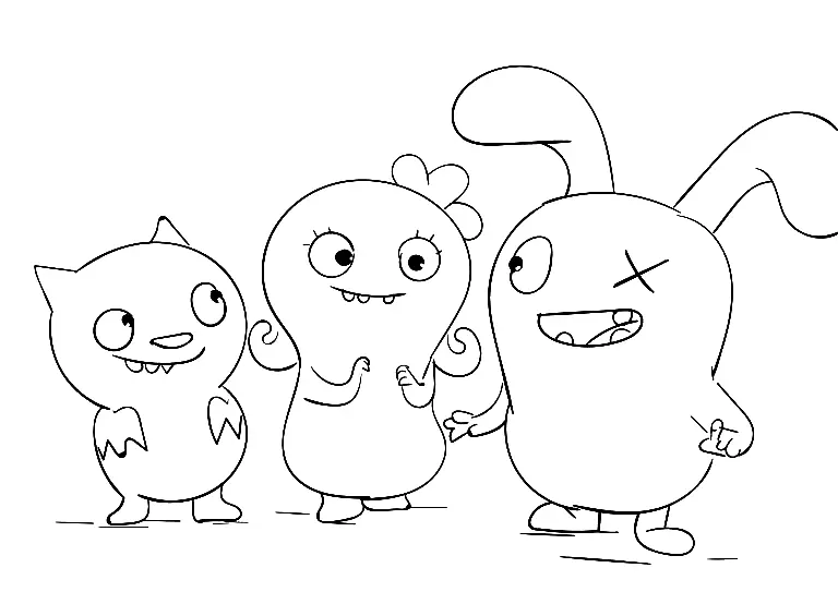Desenhos de UglyDolls Para Colorir 11