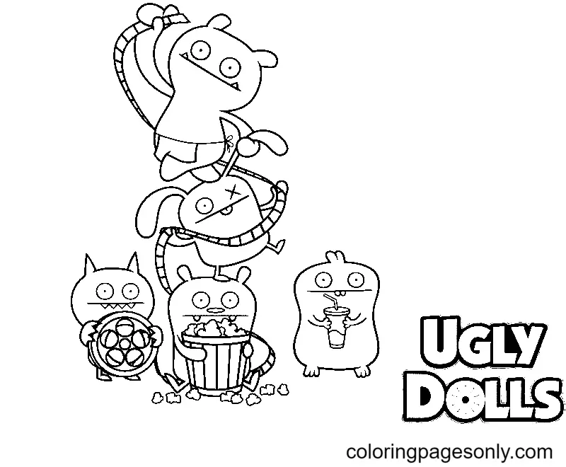 Desenhos de UglyDolls Para Colorir 12