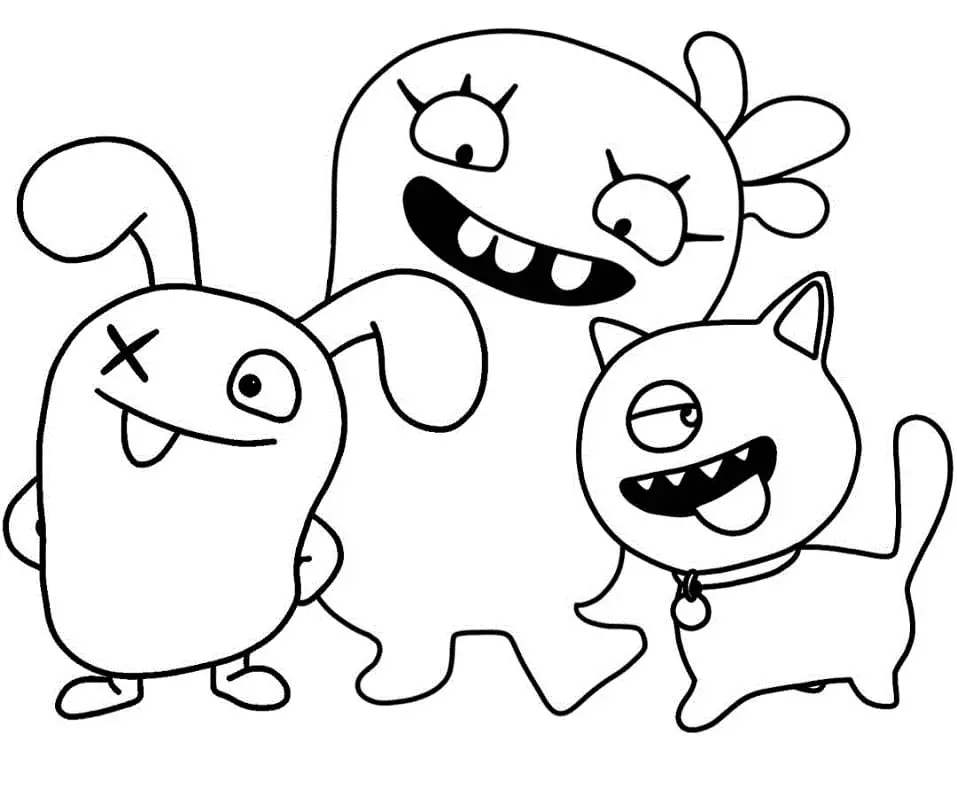 Desenhos de UglyDolls Para Colorir 14