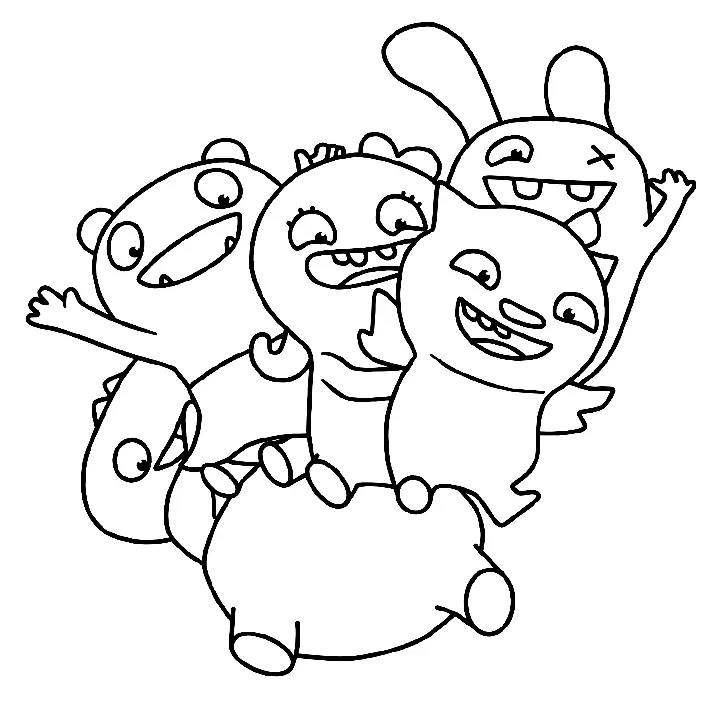 Desenhos de UglyDolls Para Colorir 15