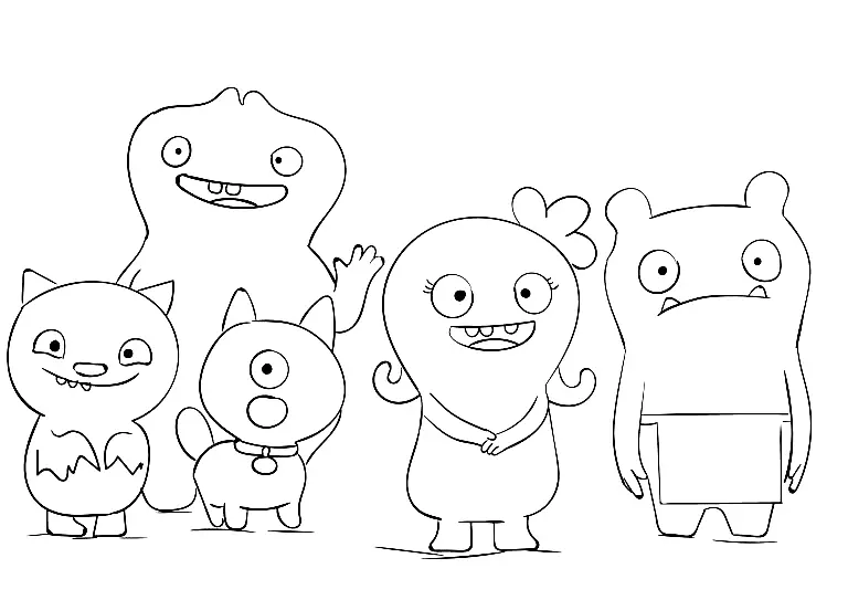 Desenhos de UglyDolls Para Colorir 3