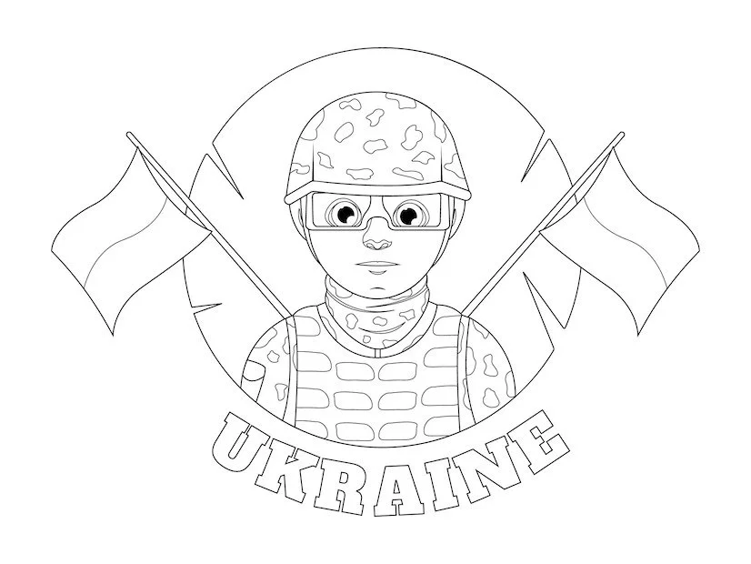 Ucrania Para Colorear 6