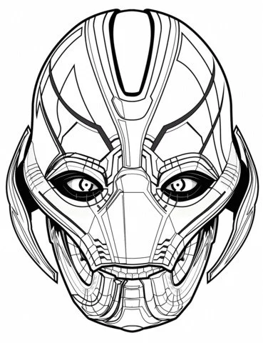 Desenhos de Ultron Para Colorir 1