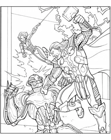 Desenhos de Ultron Para Colorir 2