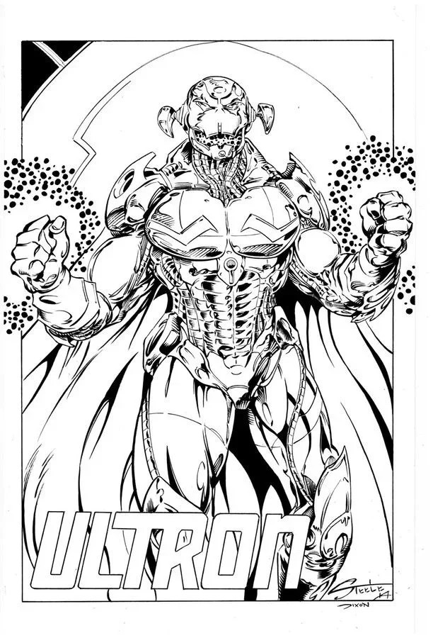 Desenhos de Ultron Para Colorir 9