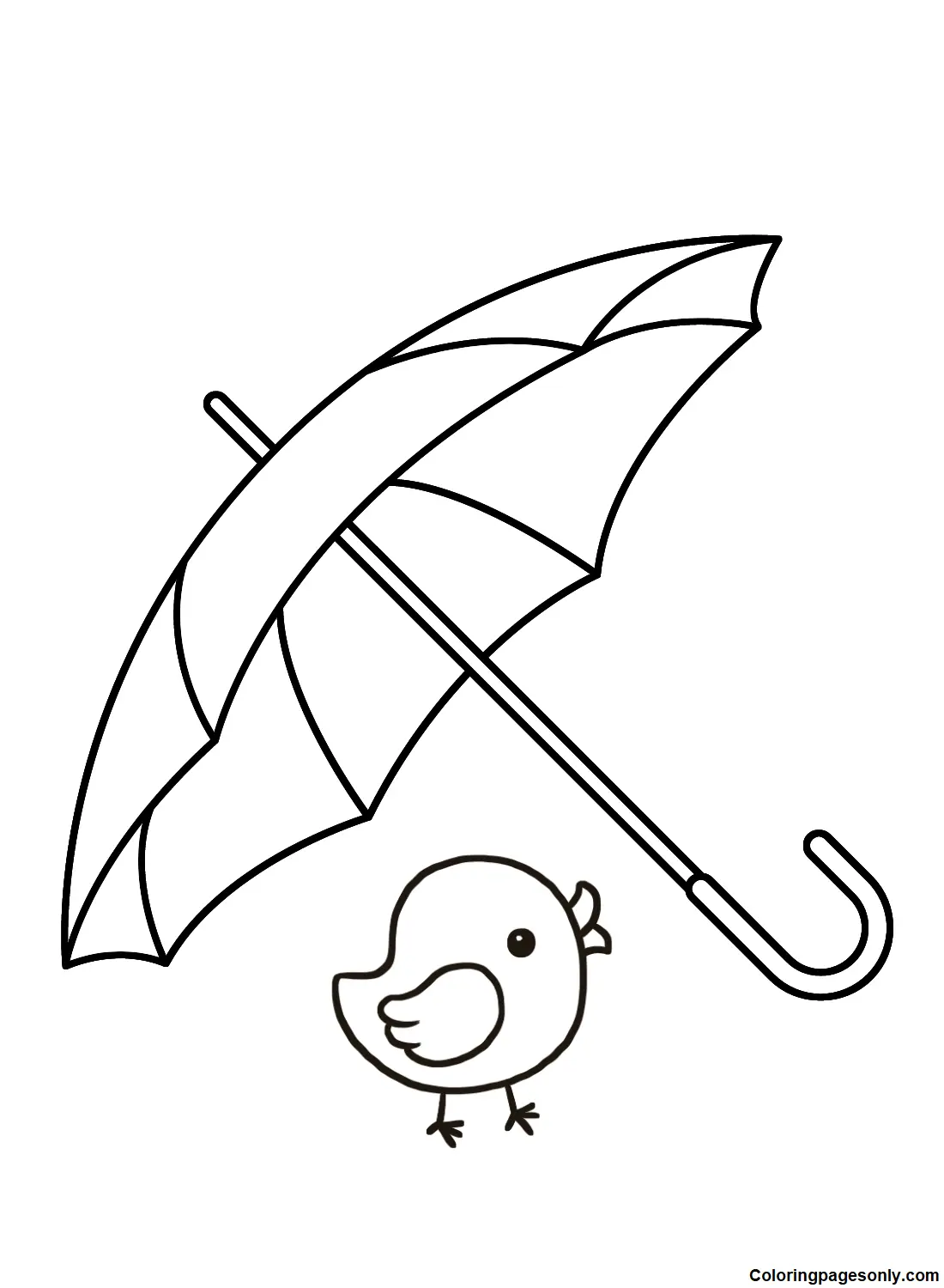 Umbrella Coloring Pages 11
