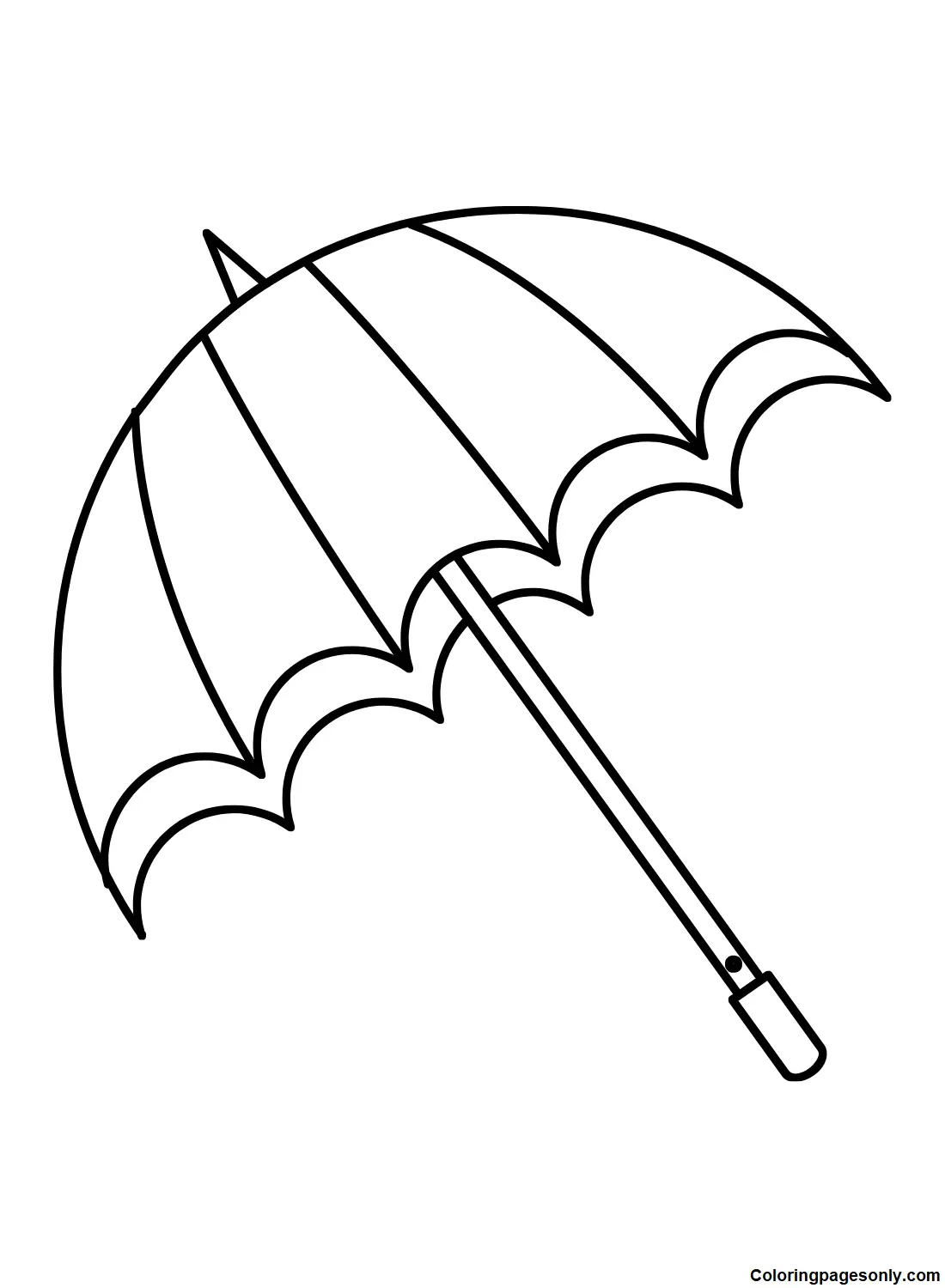 Umbrella Coloring Pages 12