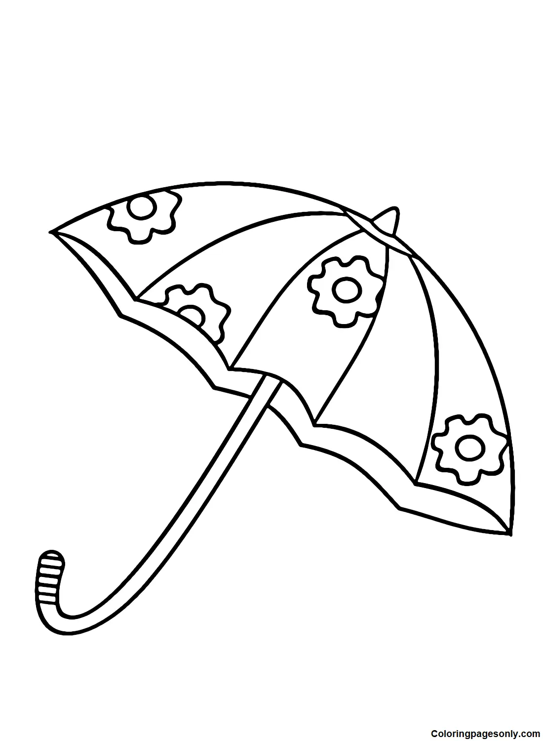 Umbrella Coloring Pages 17