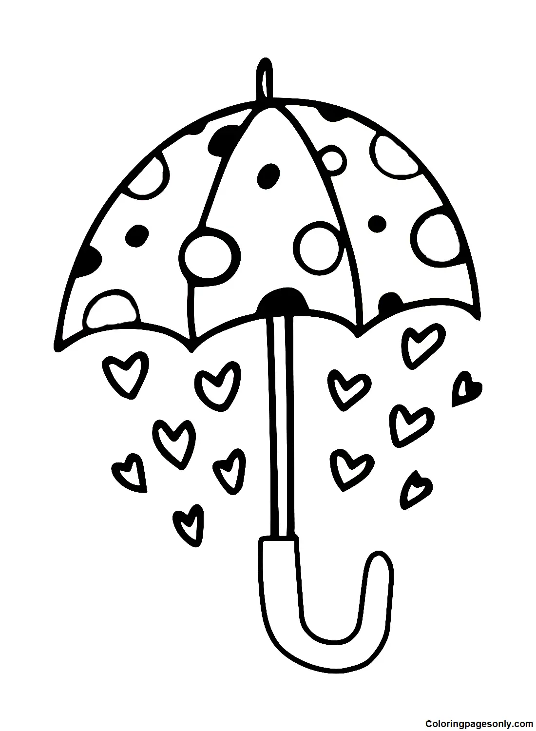 Umbrella Coloring Pages 2