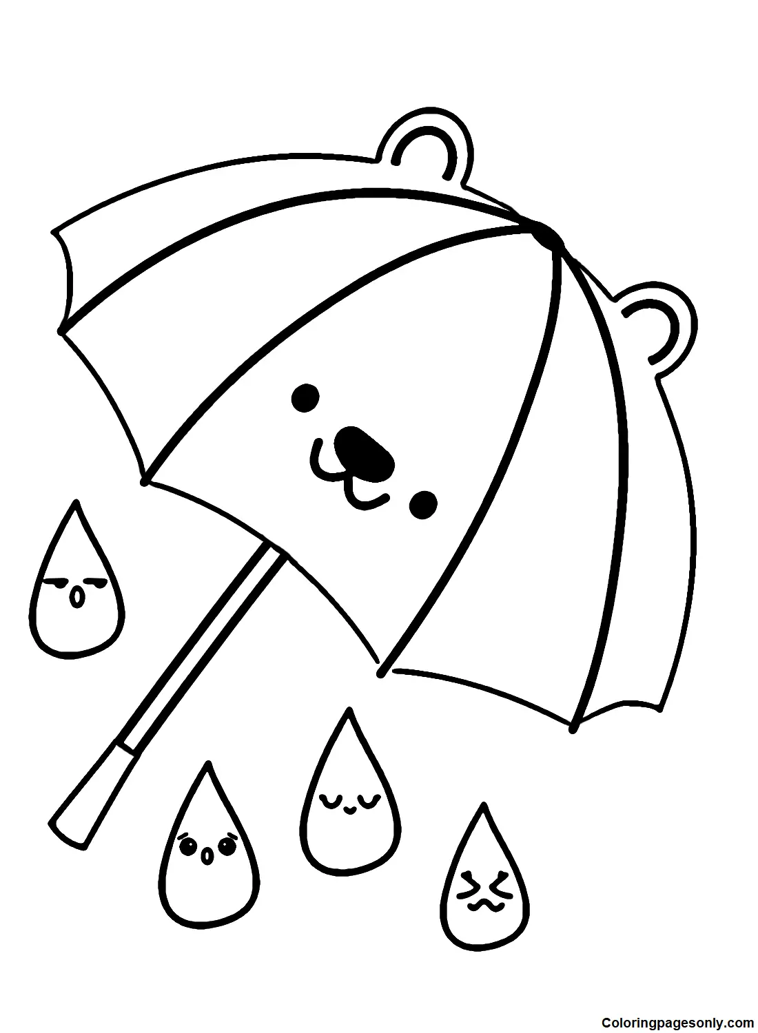 Umbrella Coloring Pages 20