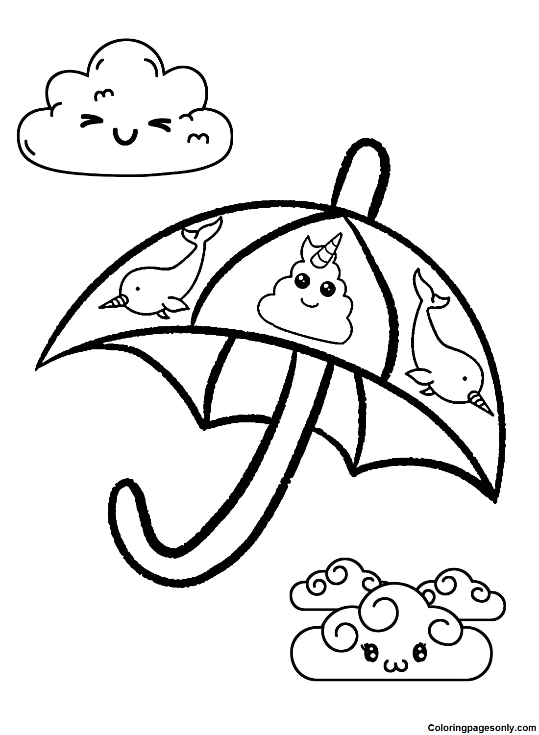 Umbrella Coloring Pages 26