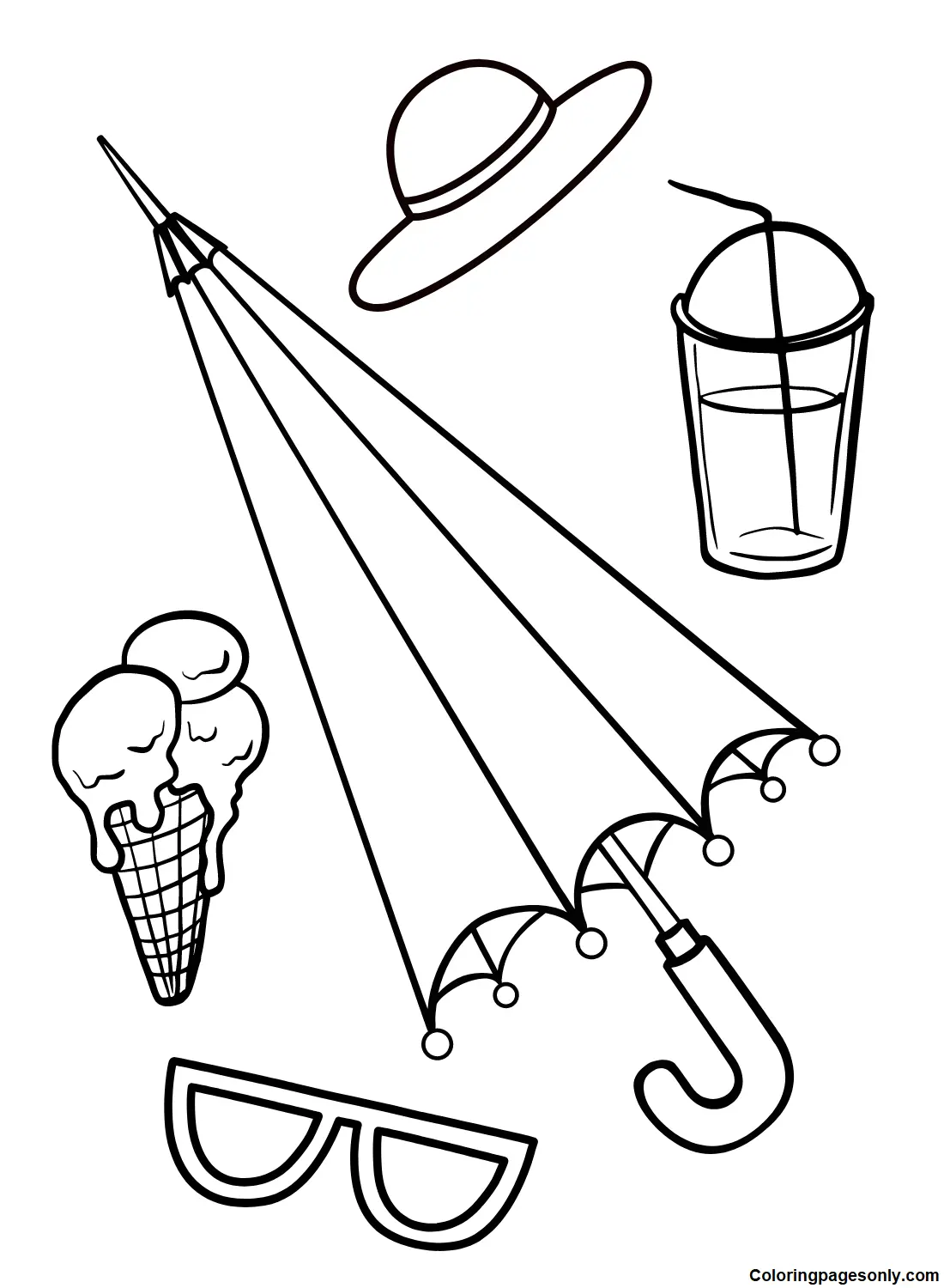 Umbrella Coloring Pages 29