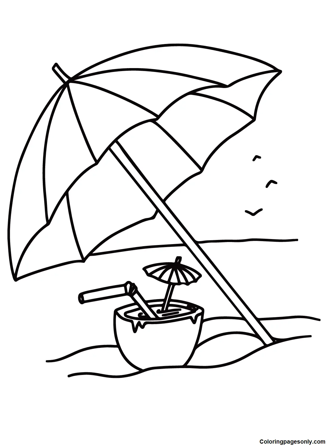 Umbrella Coloring Pages 32