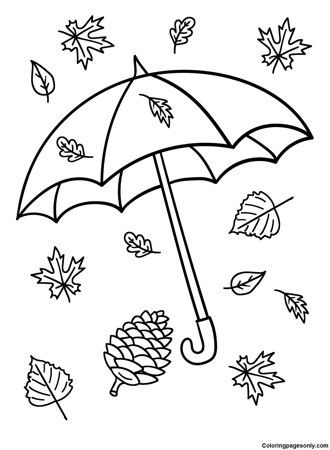 Umbrella Coloring Pages 44