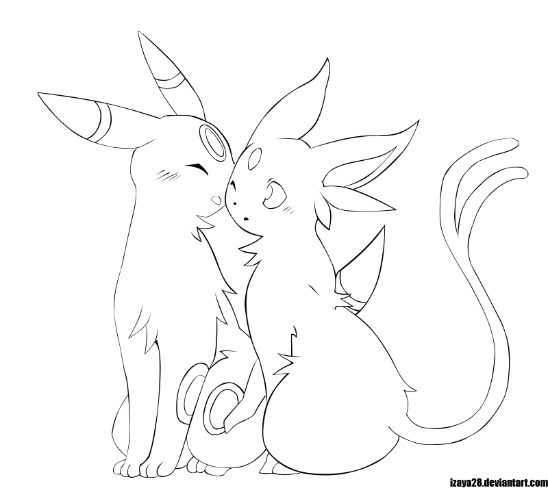 Umbreon Coloring Pages 17