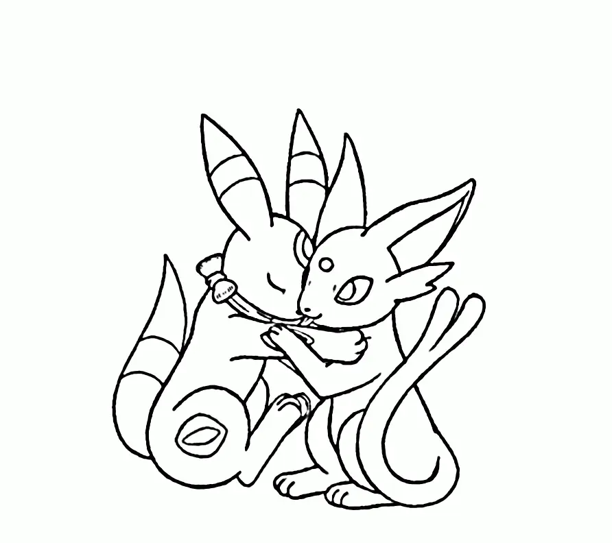 Umbreon Coloring Pages 21