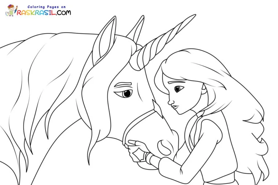 Academia Unicornios Para Colorear 15