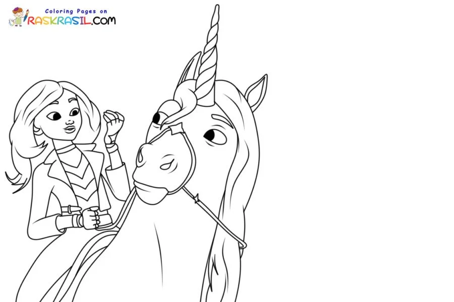 Academia Unicornios Para Colorear 16