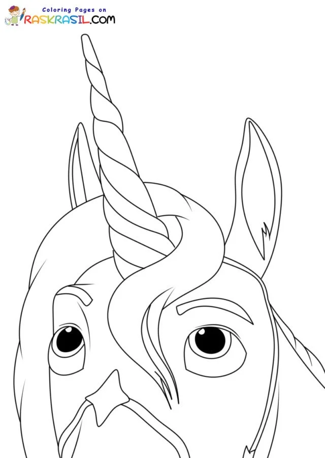Academia Unicornios Para Colorear 18