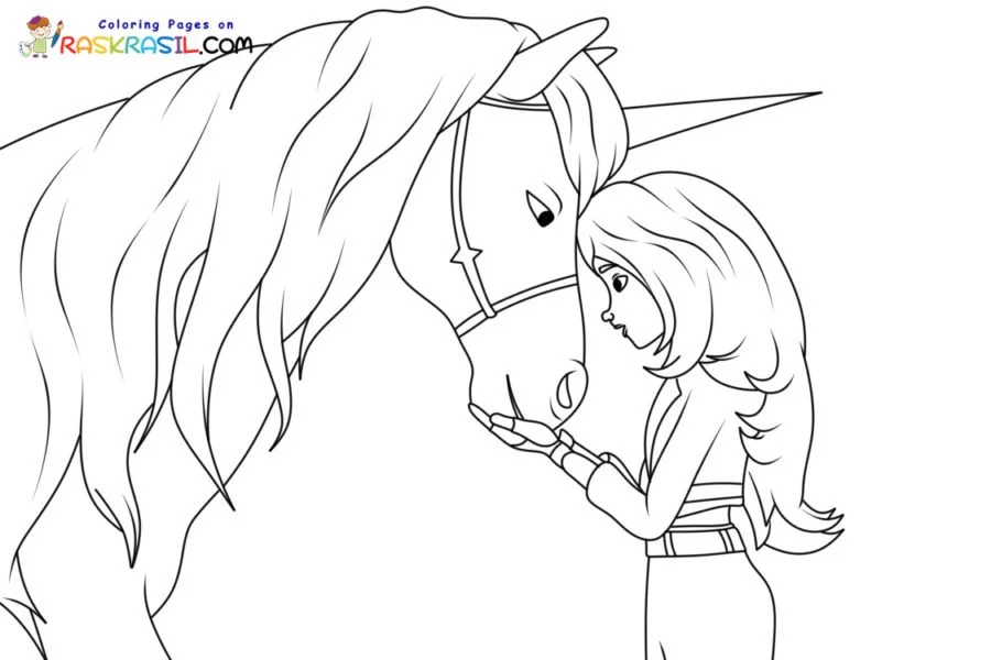 Academia Unicornios Para Colorear 2