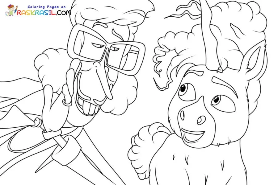 Academia Unicornios Para Colorear 6