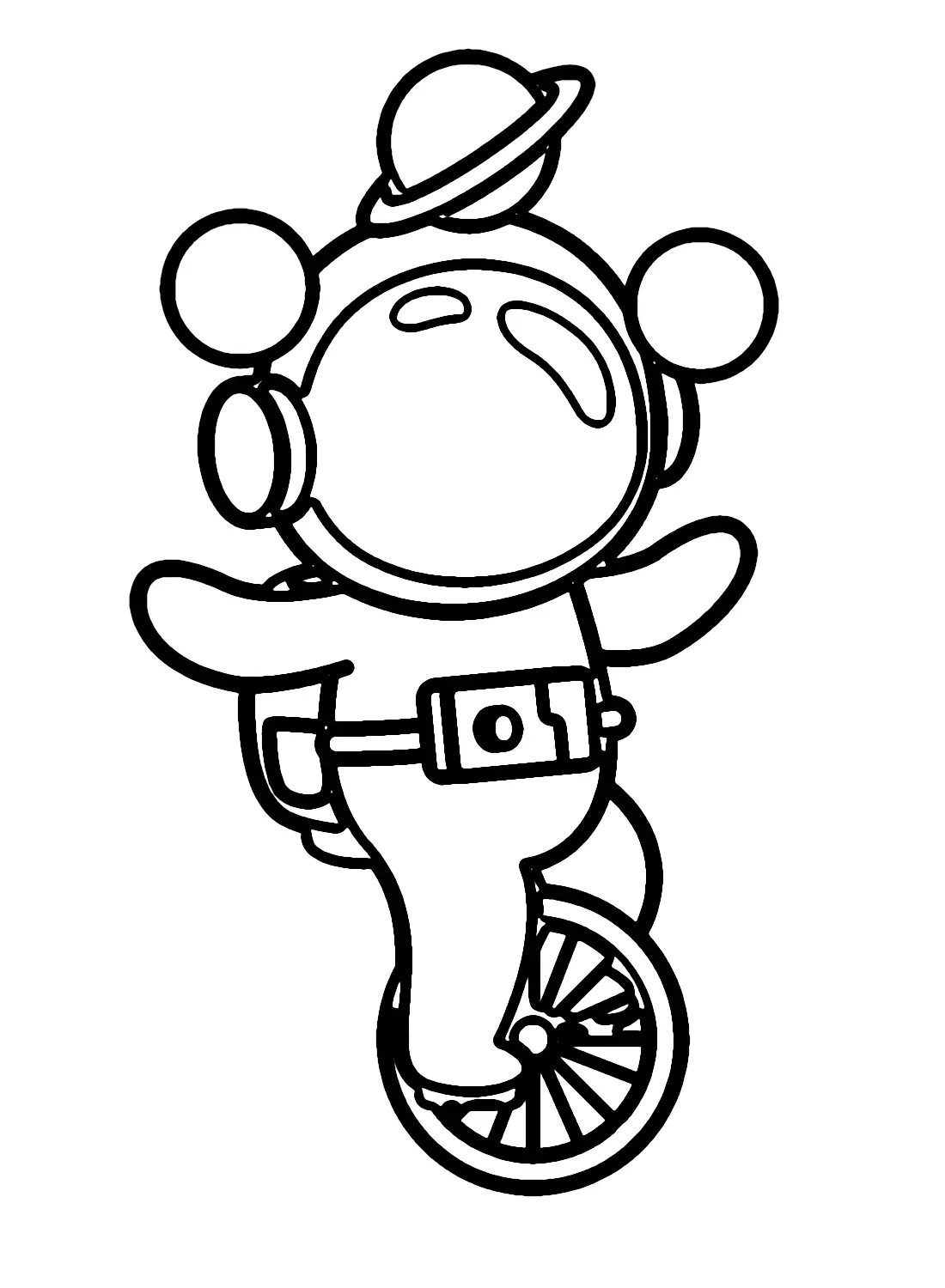 Unicycle Coloring Pages 17