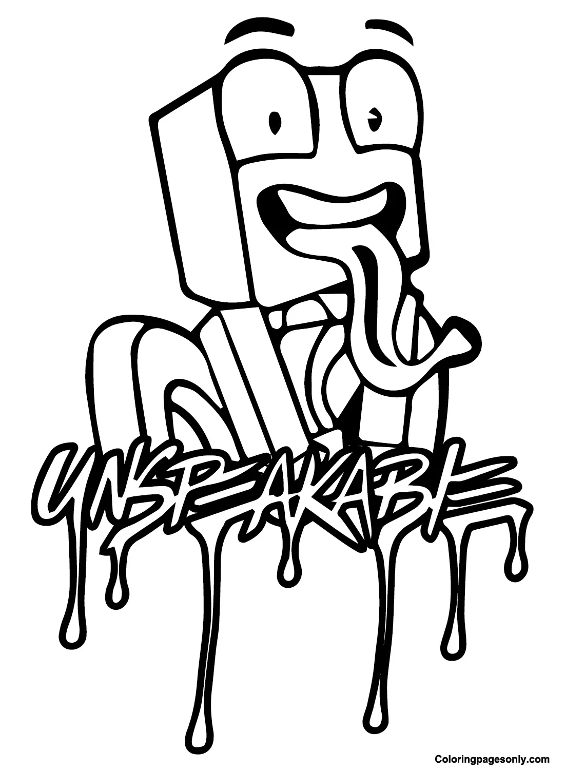 Unspeakable Ausmalbilder 2