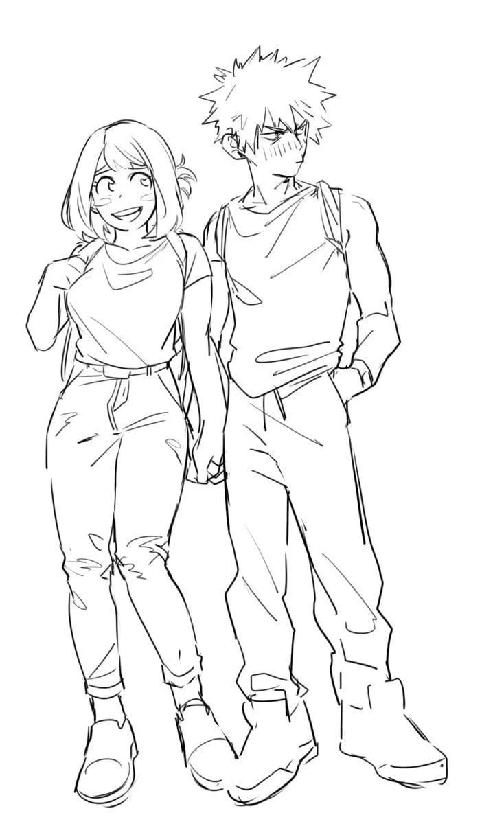 Uraraka Coloring Pages 10