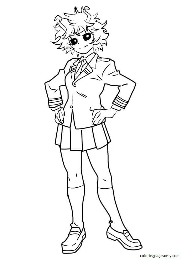 Uraraka Ausmalbilder 82