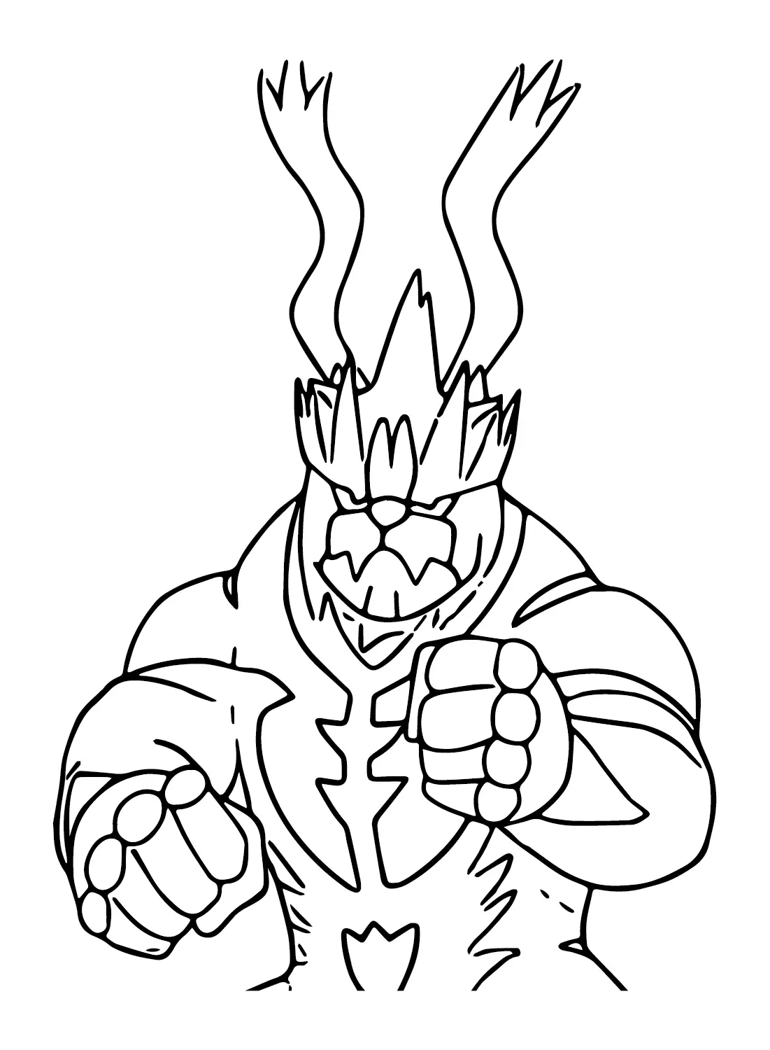Urshifu Ausmalbilder 5