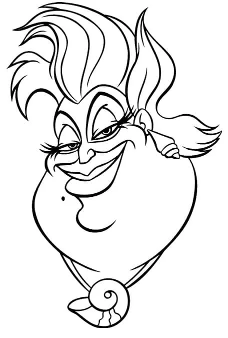 ursula Para Colorear