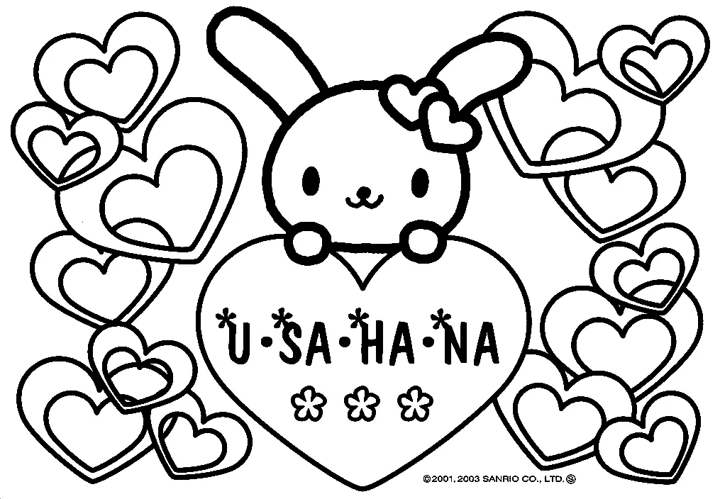 Usahana Para Colorear 11
