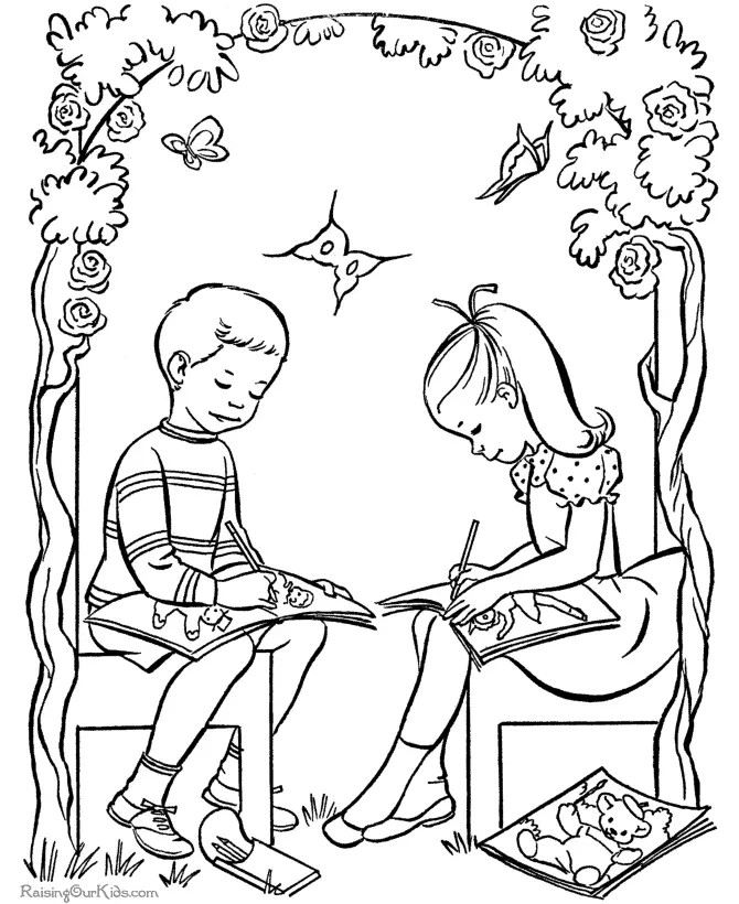 Valentines Days Coloring Pages 19