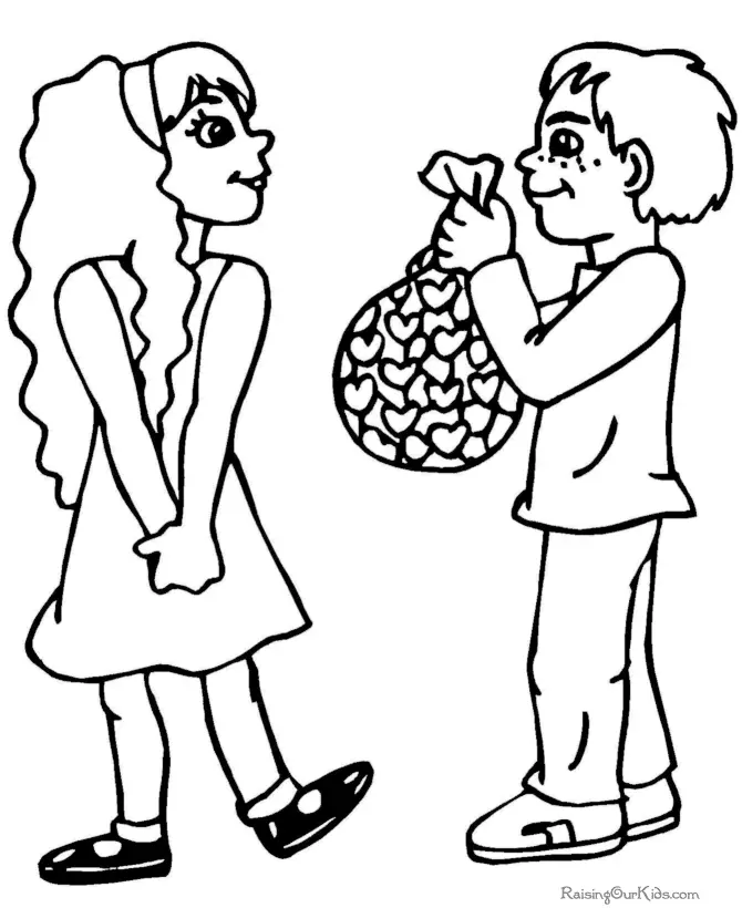 Valentines Days Coloring Pages 24