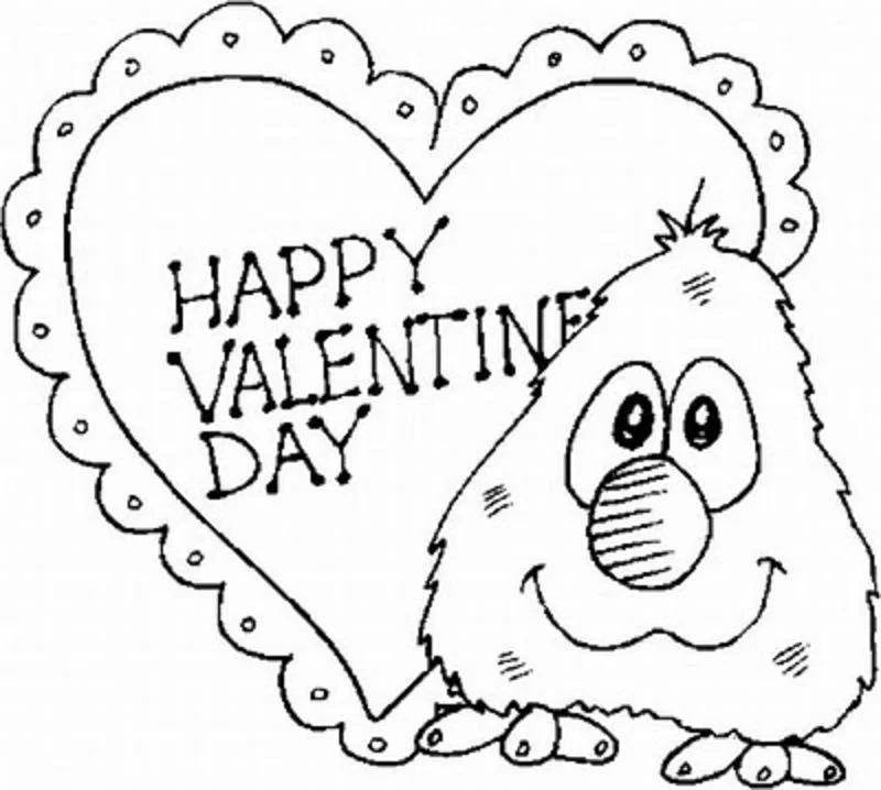 Valentines Days Coloring Pages 8