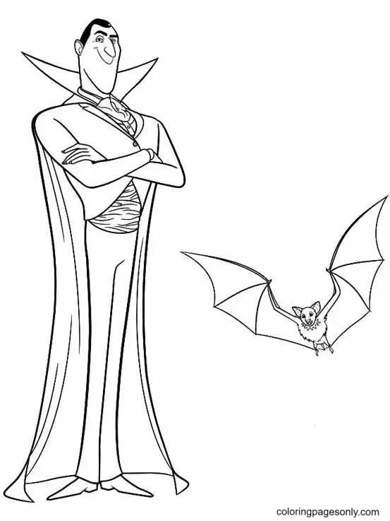 Vampir Ausmalbilder 11