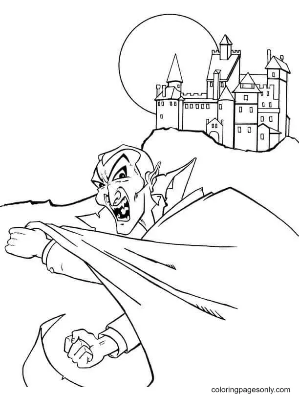 Vampir Ausmalbilder 32